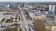 Ilmakuvassa Seinäjoen keskustaa.