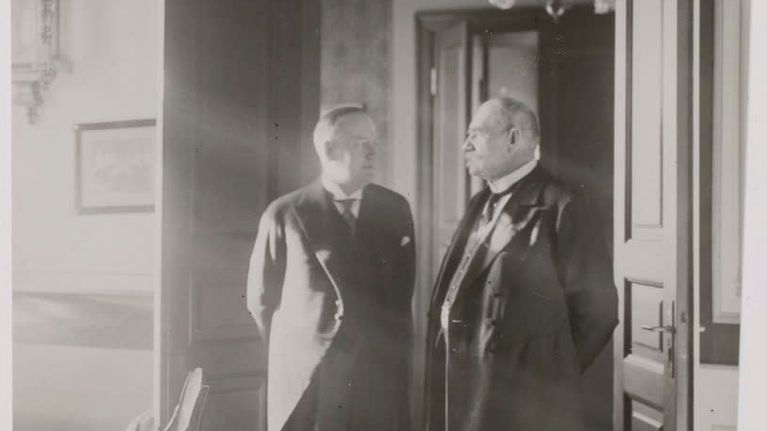 Presidentit Relander ja Svinhufvud vuonna 1931.