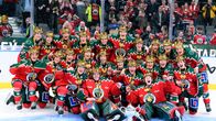 Frölunda juhlii Ruotsin mestaruutta 16.3.2025.