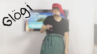 Alfred -kokki juo glögiä