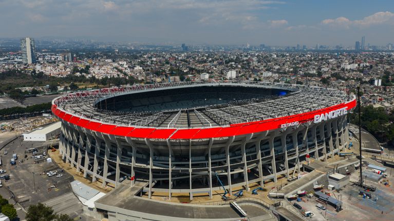 Mexico City Stadium ilmakuvassa.