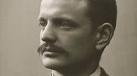 Photo shows Jean Sibelius in 1891.