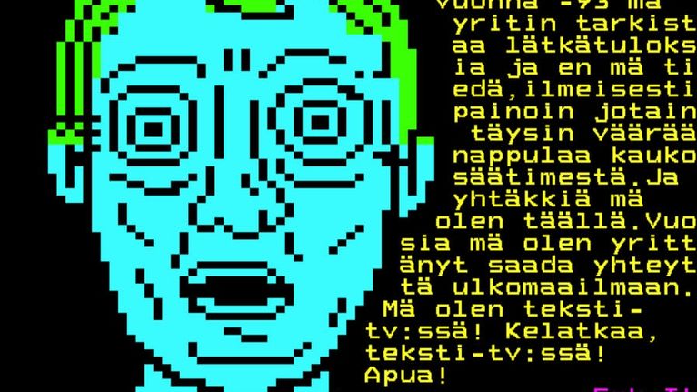 Pikselinaama teksti-tv:ssä