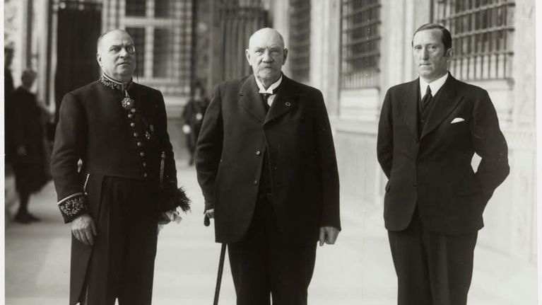 Presidentti Svinhufvud Vatikaanissa 1944