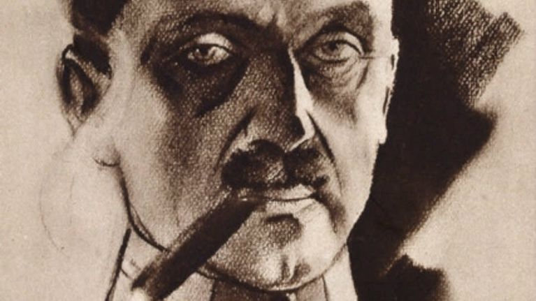 Paul Myréns muotokuva Carl Gustaf Mannerheimista vuodelta1918.