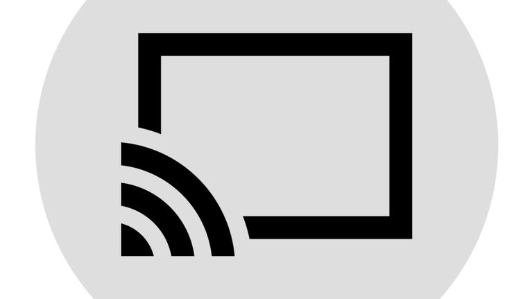 Symbolen för Chromecast.