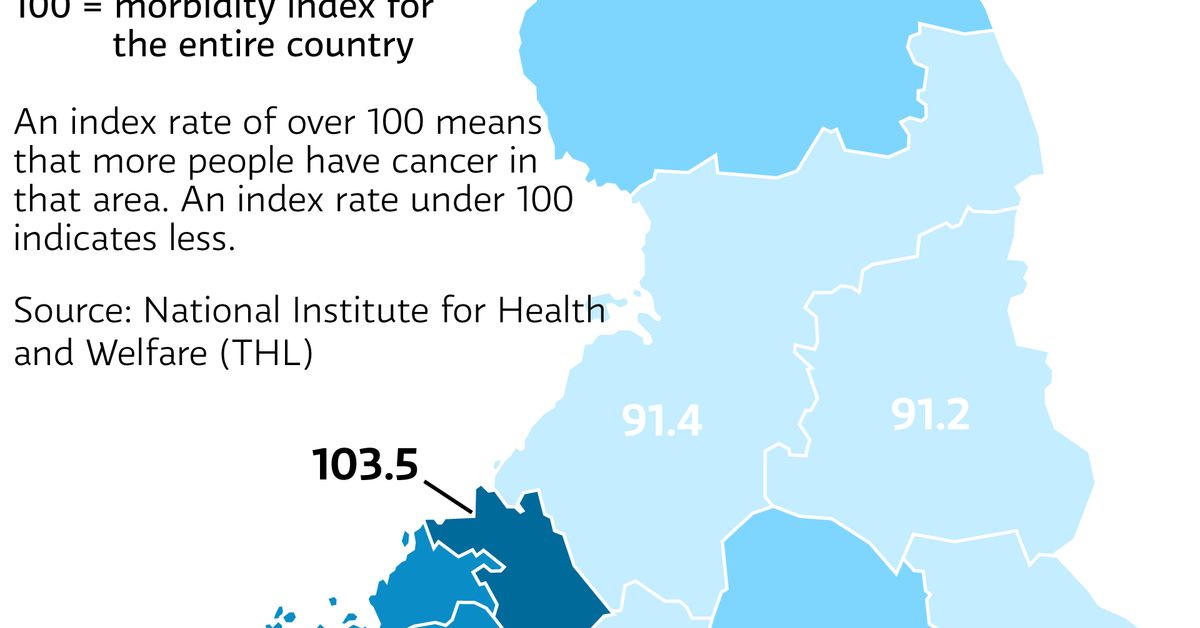 Cancer index highlights areas and jobs with highest cancer rates across ...