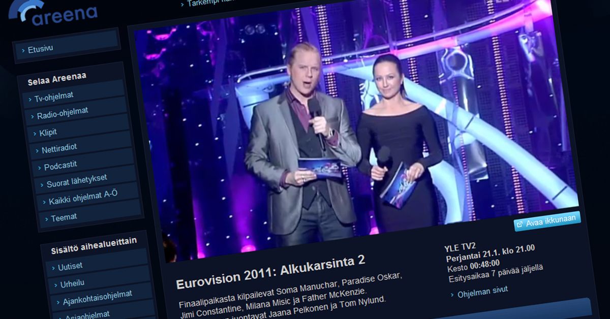YLE Areenaan lisää suoria lähetyksiä | Yle