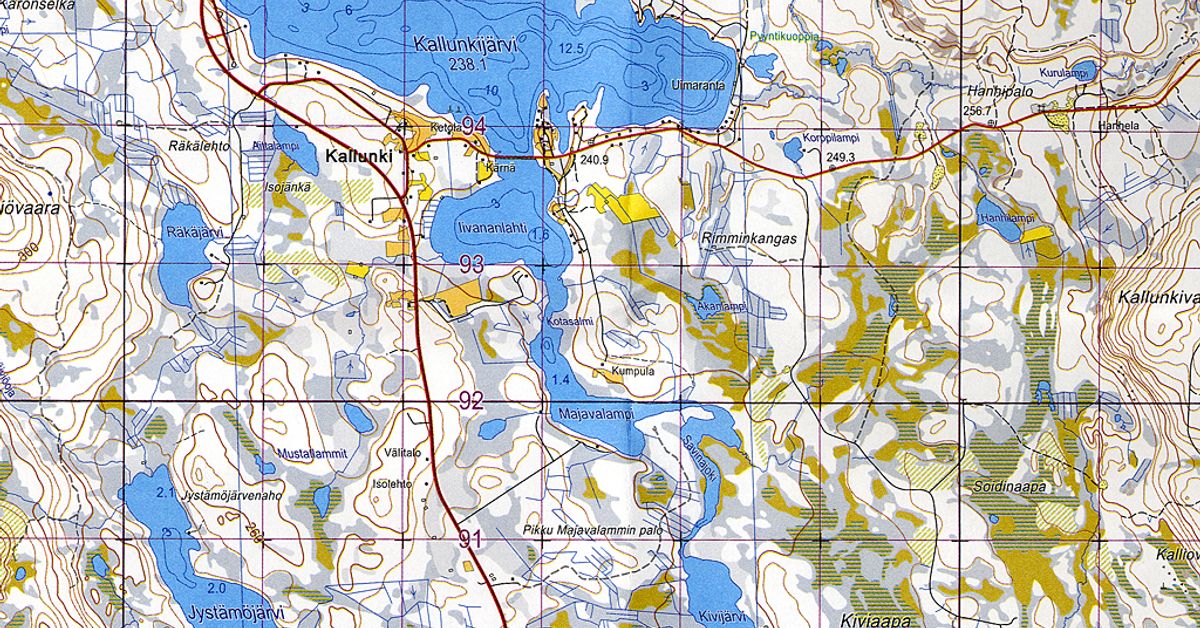 Perinteisistä maastokartoista voi tulla historiaa | Yle