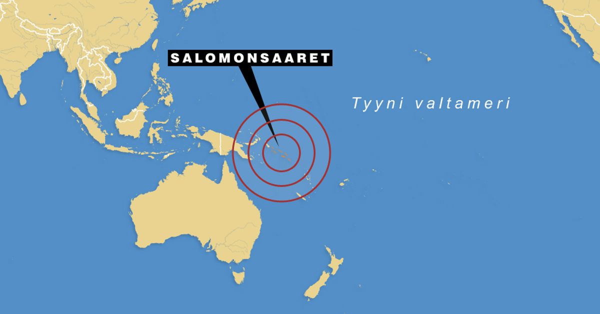 Tyynenmeren saarille annettu tsunamivaroitus peruttiin | Yle
