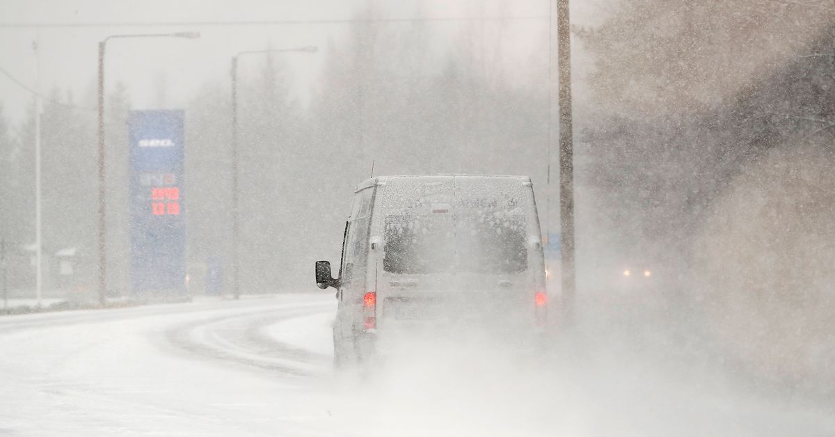 Hazardous driving conditions throughout country