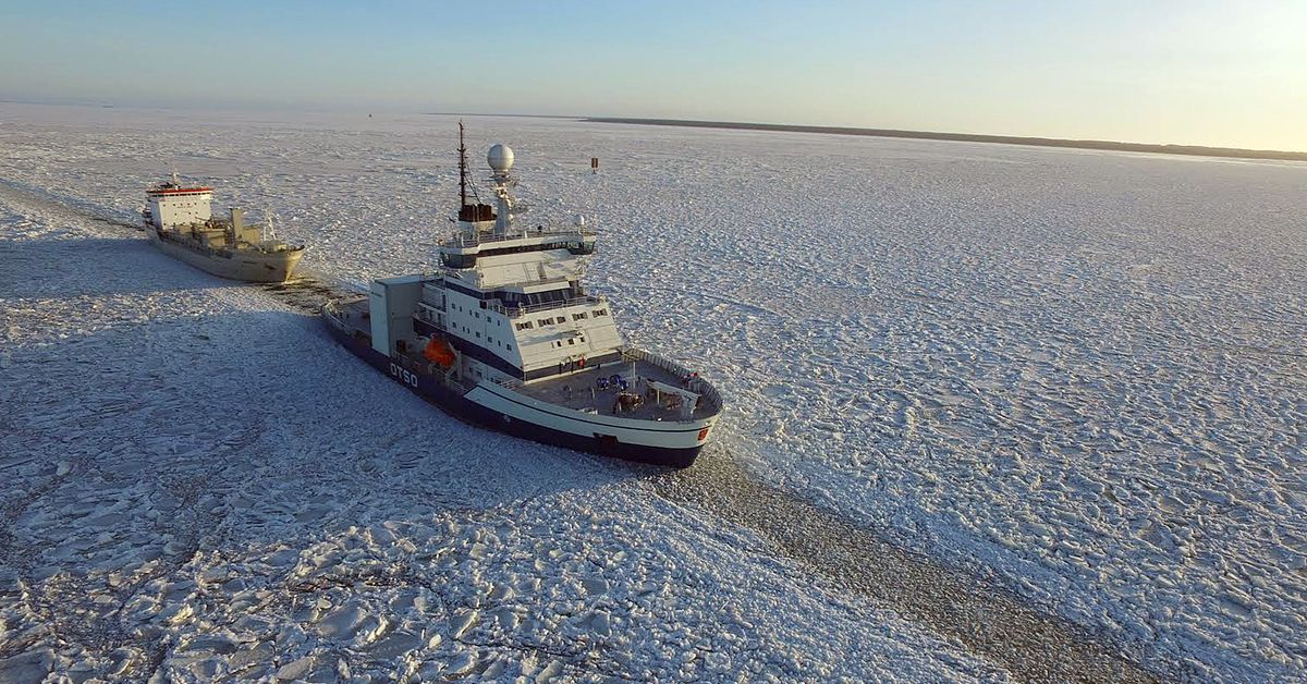 Record low for ice in the Baltic, but winds make work for Finnish icebreakers