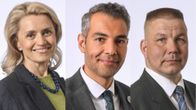 Päivi Räsänen, Hussein Al-Taee ja Juha Mäenpää.