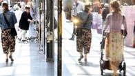 kuluttajia kauppakeskuksessa