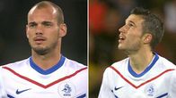 Wesley Sneijder ja Robin van Persie.