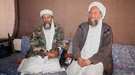 Osama bin Laden ja hänen kakkosmiehensä Ayman al-Zawahri.