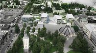 Lappeenrannan Citykorttelin arkkitehtikilpailun voittanut ehdotus, Askel.