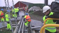 Tervolan Louen biokaasuvoimalaitosta rakennetaan lokakuussa 2011.