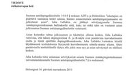 Juha Lallukan tiedote