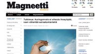 Kuvassa kuvakaappaus Magneetti-media - lehden sivusta
