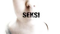 Naisen kasvot ja sana seksi