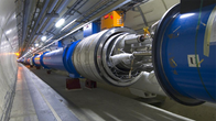 LHC-hiukkaskiihdytin Cernissä Sveitsissä