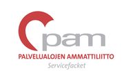Palvelualojen ammattiliiton logo