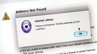 Kuva "Internet-yhteys ei onnistunut" -ilmoituksesta tietokoneen ruudulla.