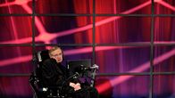 Stephen Hawking luennoimassa Perimeter Institute for Theoretical Physics -tutkimuskeskuksessa.