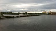 Oulun patosillalla vesi on korkealla