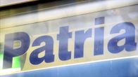 Patrian logo yrityksen Helsingin toimipisteessä.