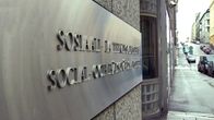 sosiaali- ja terveysministeriön sisäänkäynnin kyltti