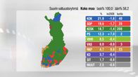 Kartta suurin valtuustoryhmä.