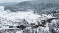 The fourth safety dam at Talvivaara.