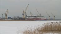 Viking Grace -alusta rakennetaan STX:n Turun telakalla.