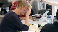 Helsinki University students in December 2012.