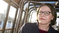 Kehitysministeri Heidi Hautala (vihr.) taloustoimittajien vieraana Helsingissä 25. helmikuuta 2013.