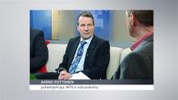 Aarno Puttonen haastattelussa Ylen TV-studiossa