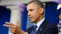 Presidentti Barack Obama tiedotustilaisuudessa Valkoisessa talossa Washingtonissa 1. maaliskuuta 2013.