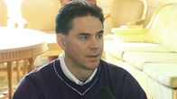 Pääministeri Jyrki Katainen (kok.) Yle Radio Suomen haastattelutunnilla 21. huhtikuuta.