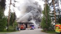 Tulipalo Joensuun Raatekankaalla