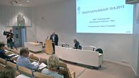 Keskusrikospoliisin tiedotustilaisuus Tampereella