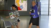 Valtiovarainministeri Jutta Urpilainen talousfoorumissa tiedekeskus Heurekassa.
