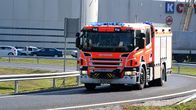 Paloauto moottoritien rampilla