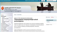 Kuvakaappaus Suomen Thaimaan suurlähetystön verkkosivuilta