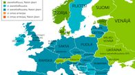 Suuri osa Euroopan maista on luopunut asevelvollisuudesta ja kuuluu sotilasliitto NATOon.