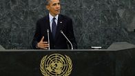 USA:n presidentti Barack Obama pitää puhetta YK:ssa.