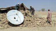 Pakistan maanjäristyksen romahduttama talo