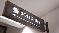 Solidiumin kyltti.