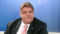 Timo Soini Ylen Aamu-tv:n vieraana 4. lokakuuta.